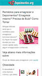 Mobile Screenshot of depoimentos.org